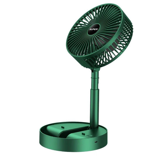 Table Fan High Speed – 2100 RPM Powerful rechargeable fan With 3 Speed Airflow | Noiseless portable fan for home,office,Kitchen| 1800 mAh charging battery fan for Desk