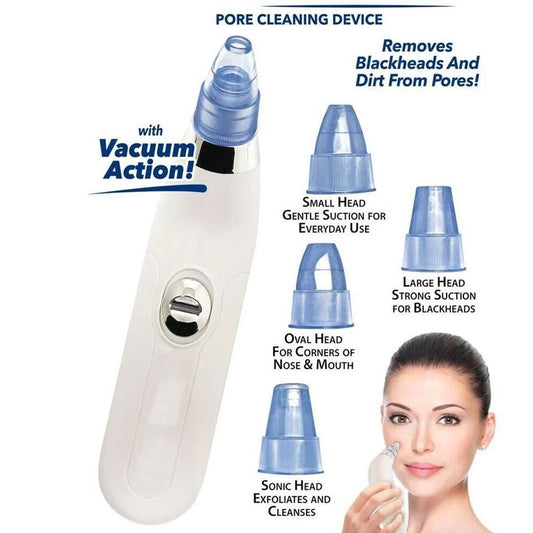 Pore Cleaning Device with Vacuum Action