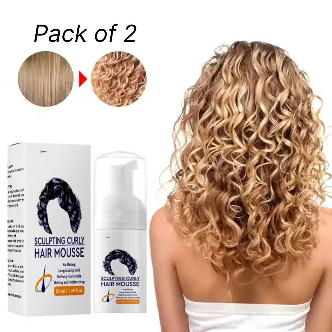 Scupting Curly Hair Mousse 50ML (Pack of 2)