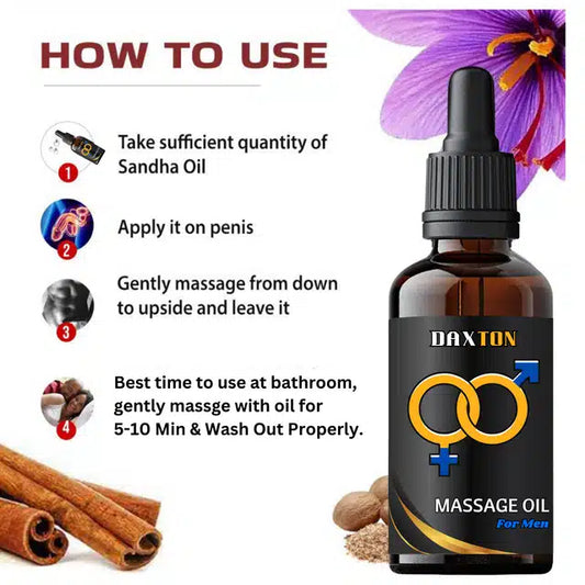 Daxtan Massage Oil for Men (30 ml)